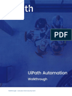UiPath Automation Walkthrough - Calculate Client Security Hash
