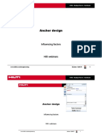 Hilti Webinar - Anchor Design Influencing Factors PDF