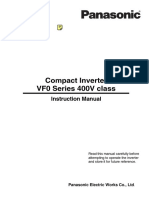 Compact Inverter VF0 Series 400V Class: Instruction Manual