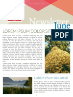 N Ewsletter June: Lorem Ipsum Dolor Sit