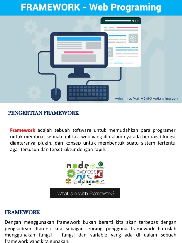 Pengenalan Framework | PDF