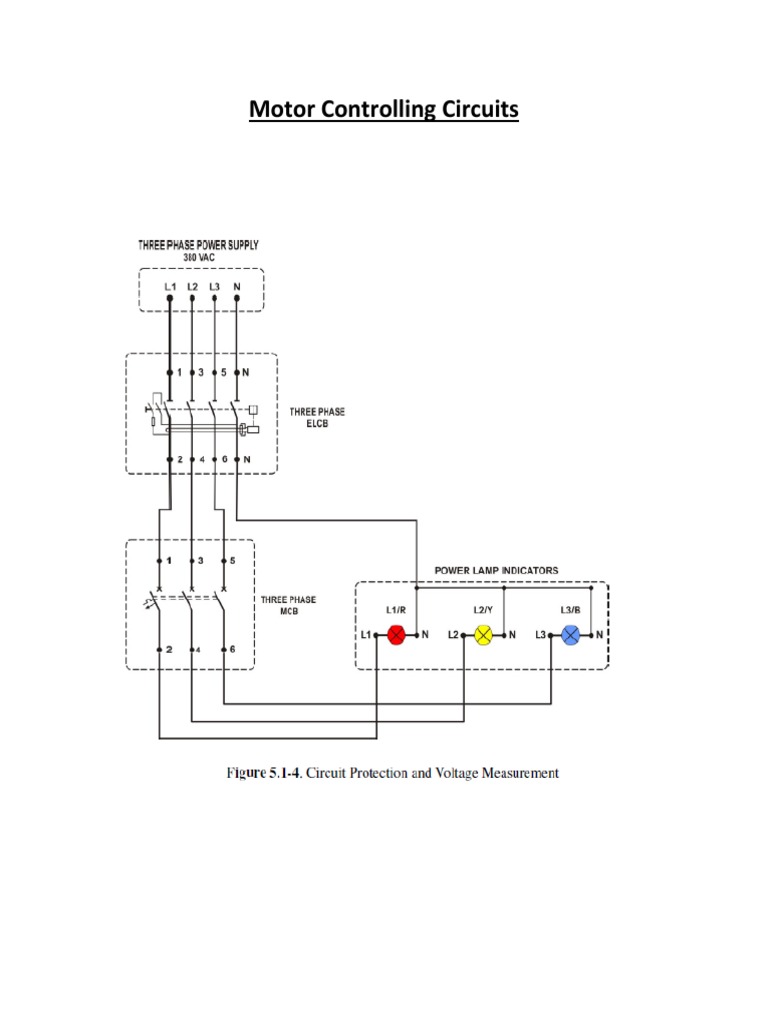 Motor Control Circuits Circuit Diagram