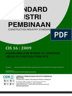 CIS16-2009 - Guidelines For Works at Confined Areas in Construction Site