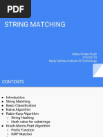 String Matching Algorithms