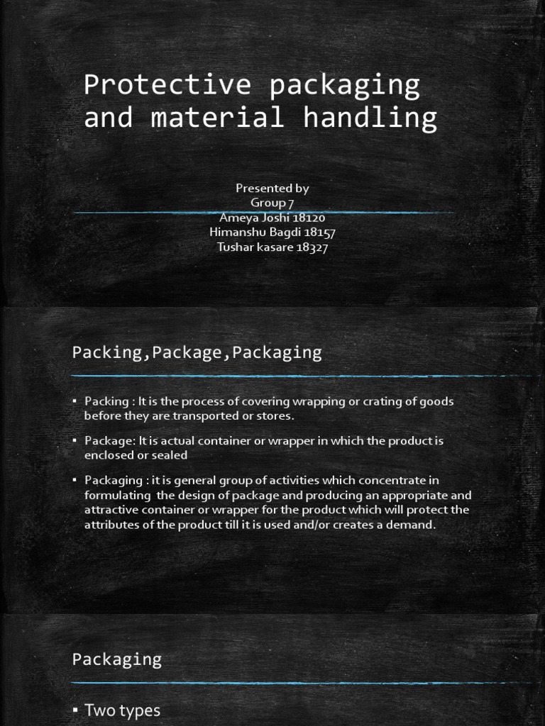 Protective Packaging & Material Handling | PDF | Packaging And Labeling ...