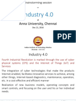 IITM Presentation on I 4.0 - Anna University - 21-12-2016