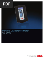 1HSM 9543 32-10en Portable Capacitance Meter CB-2000 English