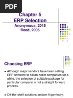 Chapter 5 - ERP Selection New