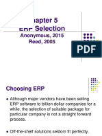 Chapter 5 - ERP Selection New