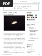 OVNI Na Chapada Diamantina