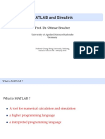 MATLAB and Simulink: Prof. Dr. Ottmar Beucher