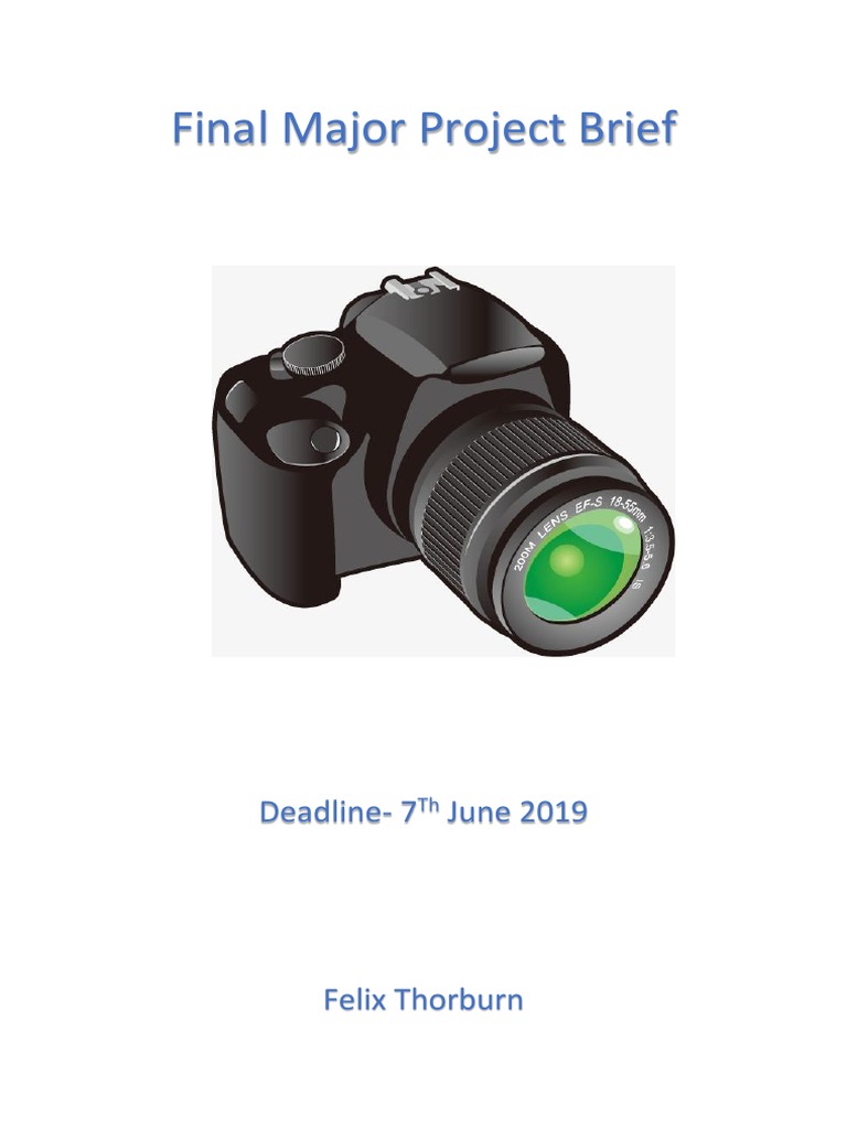 Final Major Project Brief | PDF