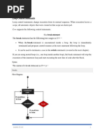 Loop Control Statements