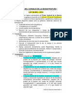 Derecho Constitucional - Consejo de La Magistratura