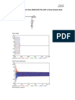 Example: Machine From Mathcad File With A Three Phase Fault