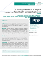 Work Loads of Nursing Professionals in Hospital Services For Mental Health: An Integrative Review
