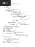 Oracle ETL Queries