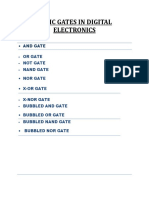 Logic Gates in Digital Electronics