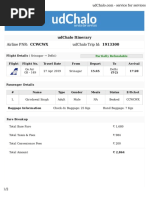 Airline PNR: CCWCWX Udchalo Trip Id: 1913300