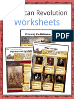 Sample American Revolution Worksheets