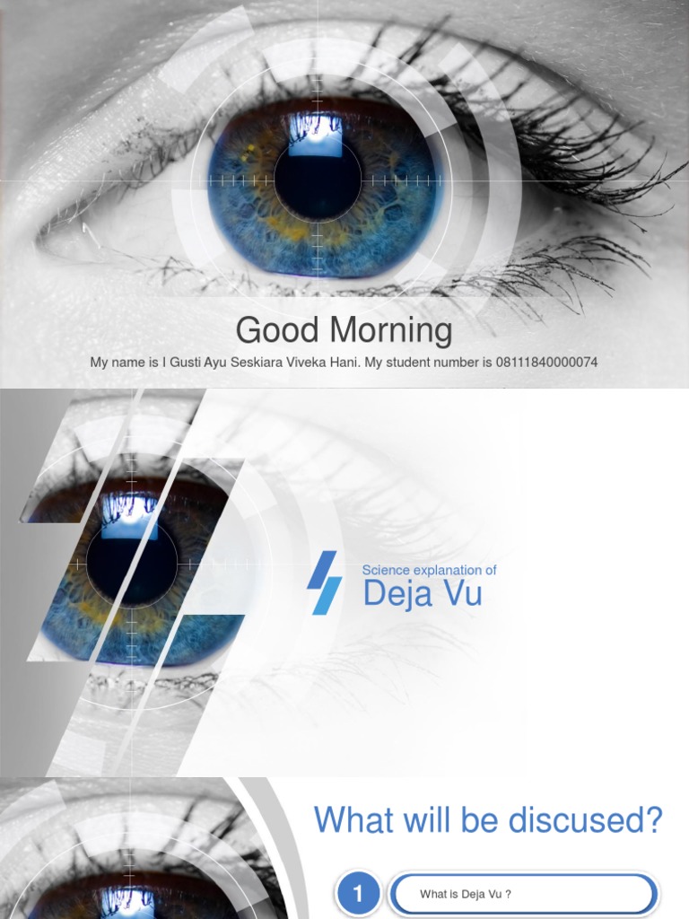 What Is Deja Vu Presentation PDF Neuropsychological Assessment