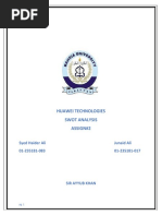 SWOT Analysis of Huawei