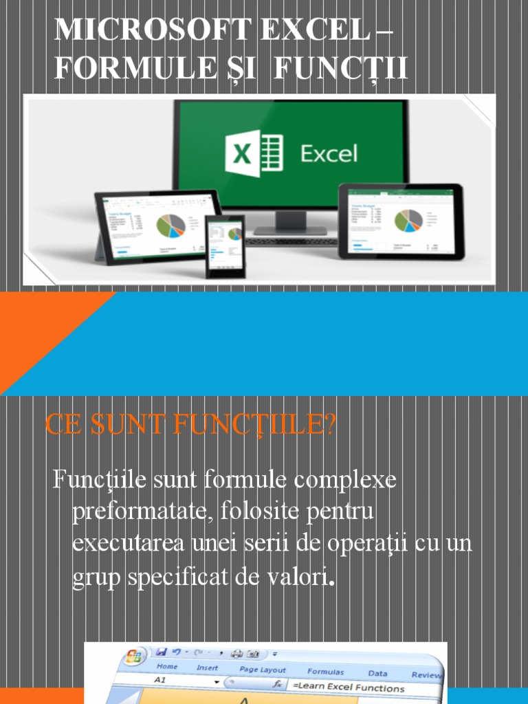 Excel - Formule Si Functii | PDF