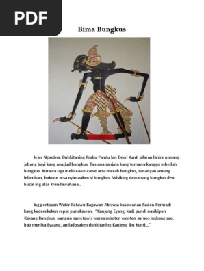 Unsur Intrinsik Cerita Wayang Bima Bungkus - Berbagai Unsur
