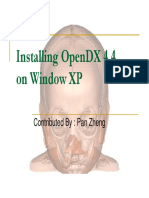 Installing Opendx 4.4 On Window XP: Contributed By: Pan Zheng