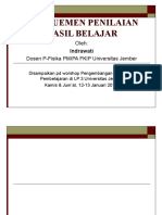 Evaluasi Pembelajaran