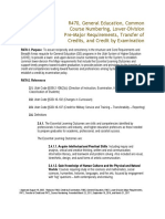 R470, General Education, Common Course Numbering, Lower-Division Pre-Major Requirements, Transfer of Credits, and Credit by Examination