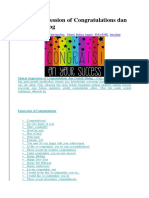 Materi Expression of Congratulations Dan Contoh Dialog