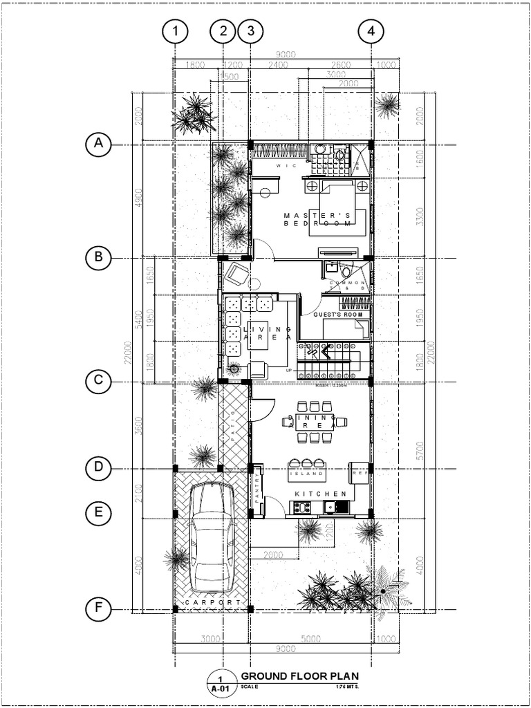 Master'S Bedroom: Ground Floor Plan | PDF