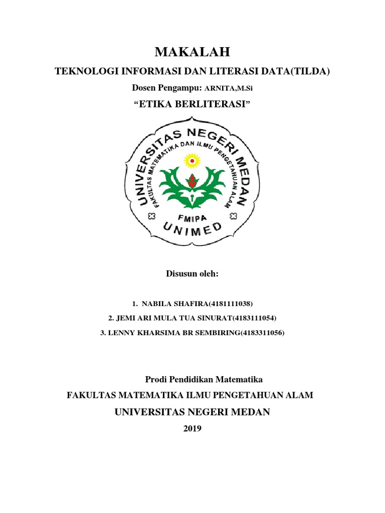 Makalah Literasi Data Docx