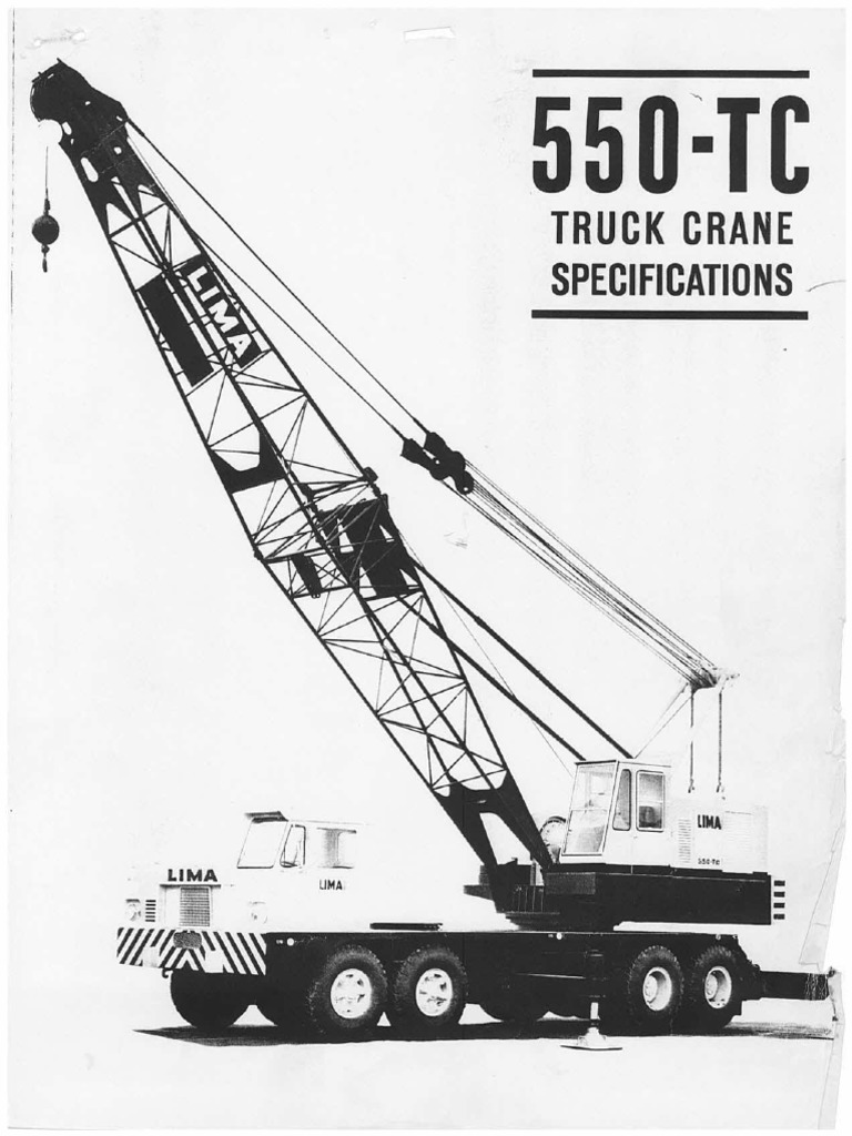 Lima 550-TC Load Chart | PDF