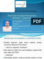 Advanced Transport Phenomena Module 6 - Lecture 28: Mass Transport: Non-Ideal Flow Reactors