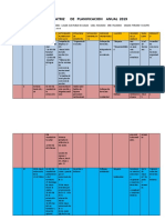 Matriz de Planificacion Anual 2019