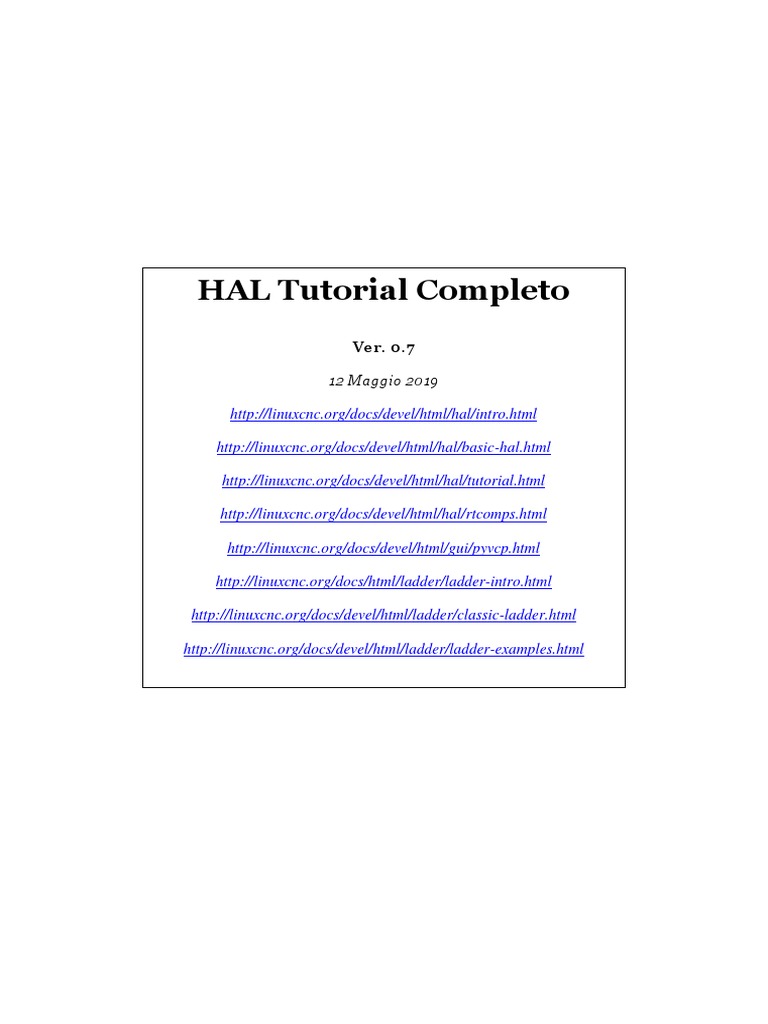 HAL Tutorial - Completo - 3 PDF | PDF