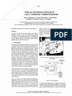 Electrical Machines For Use in Electrcally Assisted Turbochargers