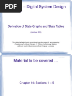 ECE 331 - Digital System Design: Derivation of State Graphs and State Tables