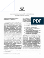 El Proceso de Evaluació Institucional PDF