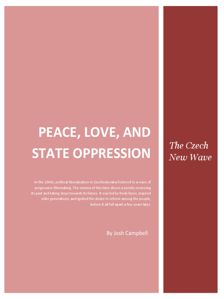 Czech New Wave PDF Czechoslovakia Cinema