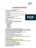 6-Material Master Interview Question With Answers