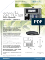 Ficha Tecnica EuroScale 22 RLI Inox 98T