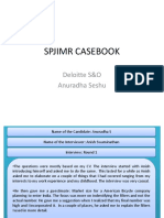 Spjimr Casebook