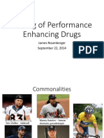 Testing of Performance Enhancing Drugs in Sports