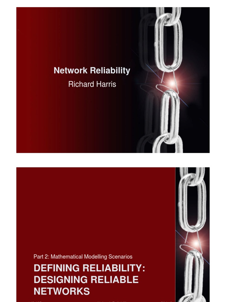 Network Reliability Engineering Overview | PDF | Reliability ...