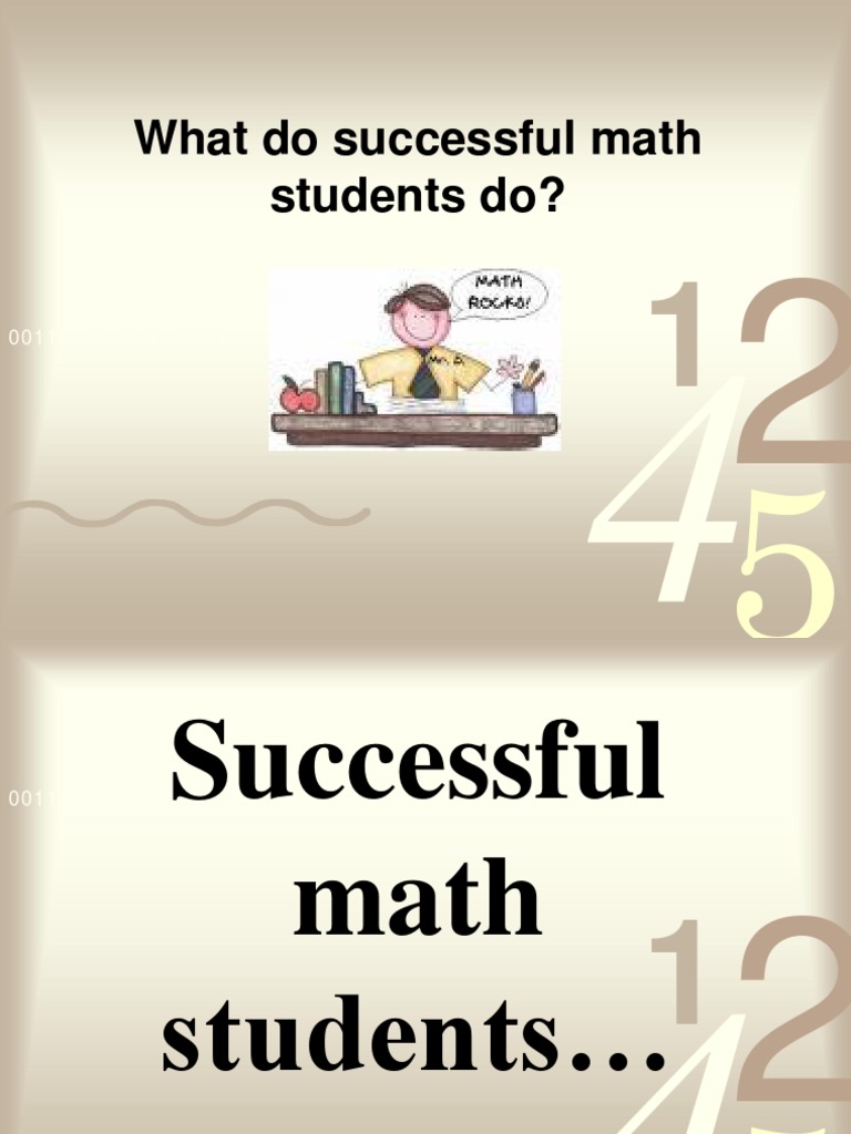 Successful Math Strategies Explained | PDF | Homework | Pedagogy