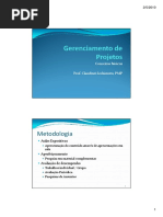Gerenciamento de Projetos - Conceitos Basicos