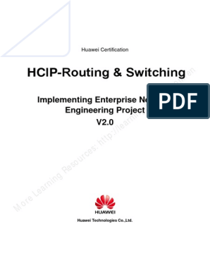 HCIP-Routing & Switching-IEEP V2.0 Training Materials | Computer ...